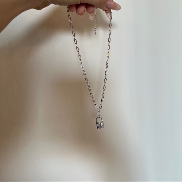 Crystal Lock Necklace - Picture 6 of 6
